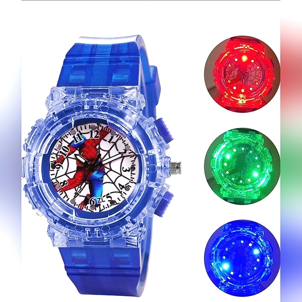Spiderman Light-Up Kids Watch